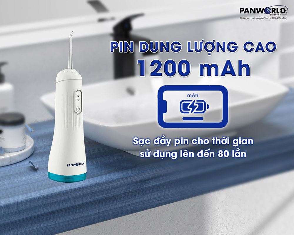 Máy Tăm Nước Panworld PW-3226 pin 1200mAh