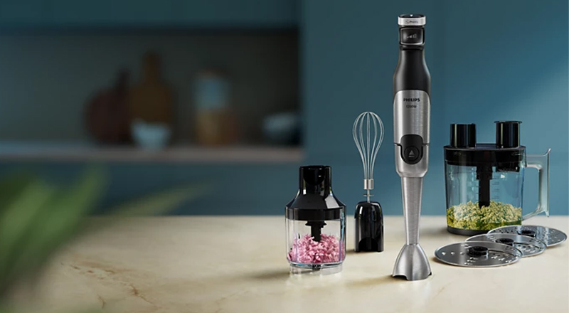 Máy xay sinh tố cầm tay Philips có thiết kế nhỏ gọn