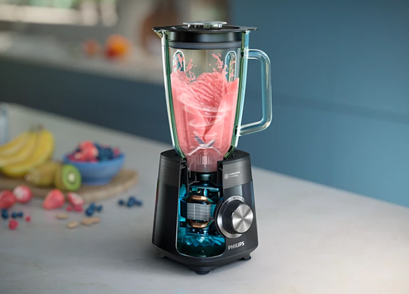 Máy xay để bàn Philips có thiết kế chắc chắn và sang trọng