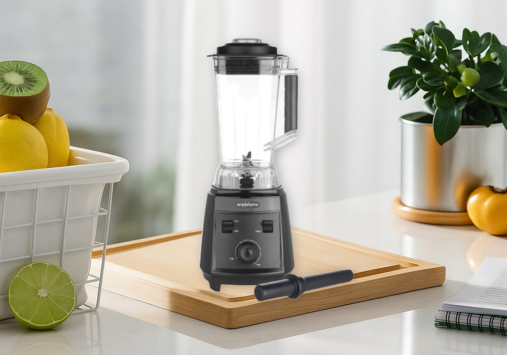 Máy xay sinh tố Simplehome CB1216B xay mịn với lưỡi xay 4 cánh