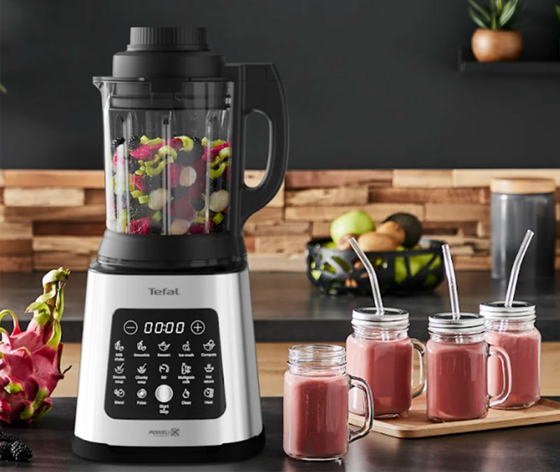 Máy xay sinh tố Tefal được trang bị nhiều dung tích cối khác nhau