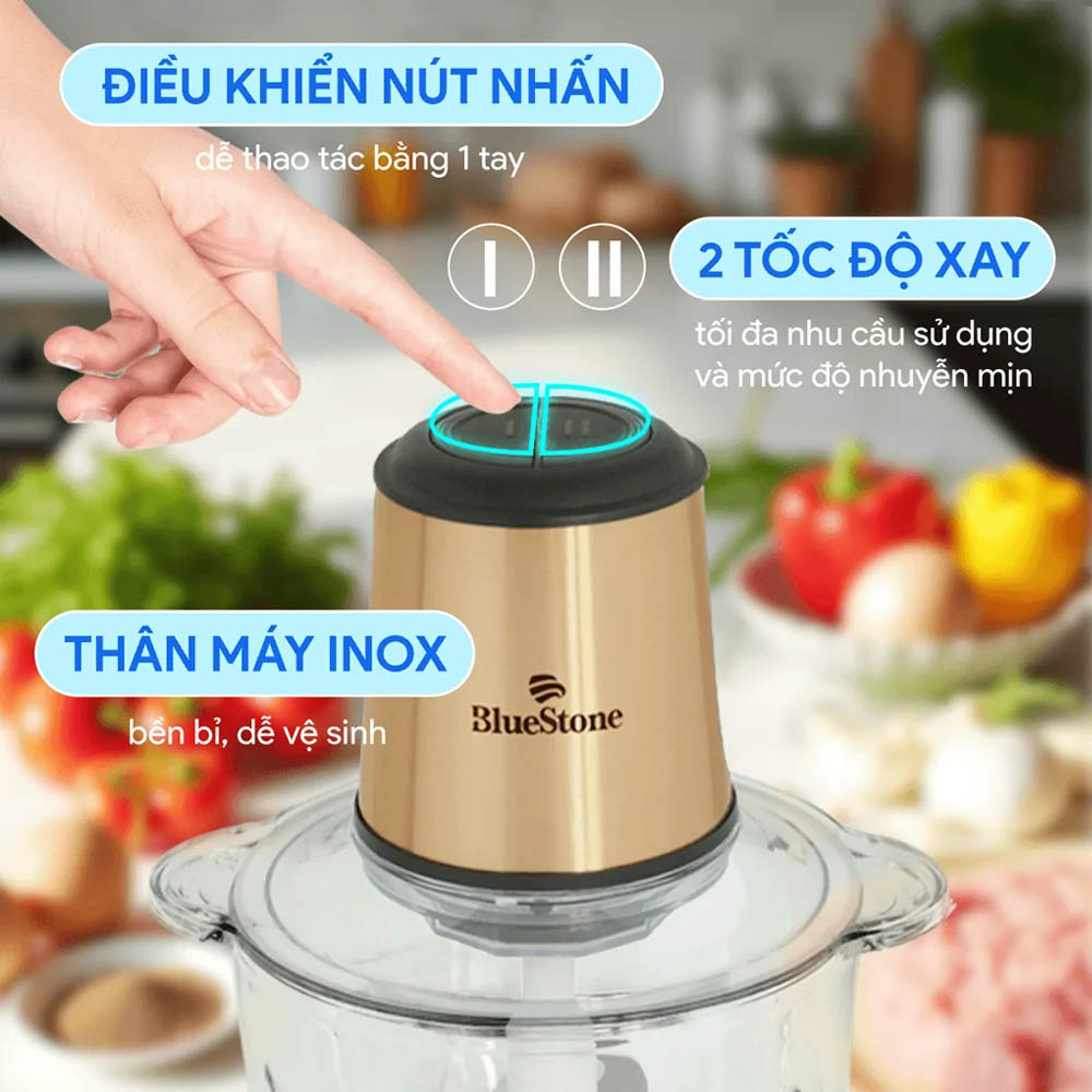Nút nhấn điều chỉnh tốc độ tiện lợi