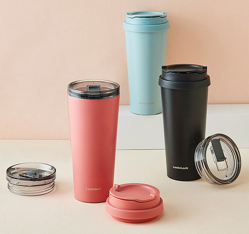 Bình ly giữ nhiệt được thiết kế thông minh với cấu tạo đơn giản