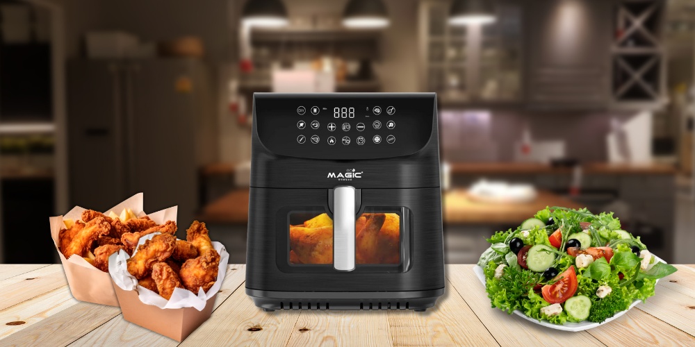Nồi Chiên Không Dầu Magic AC-160 phù hợp với nhiều không gian bếp