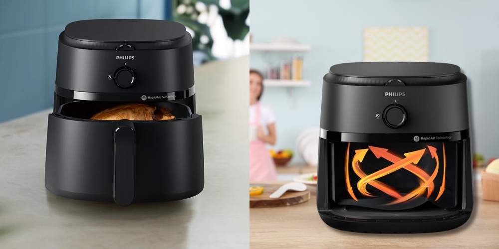 Nồi Chiên Không Dầu Philips NA130/00 với công nghệ RapidAir