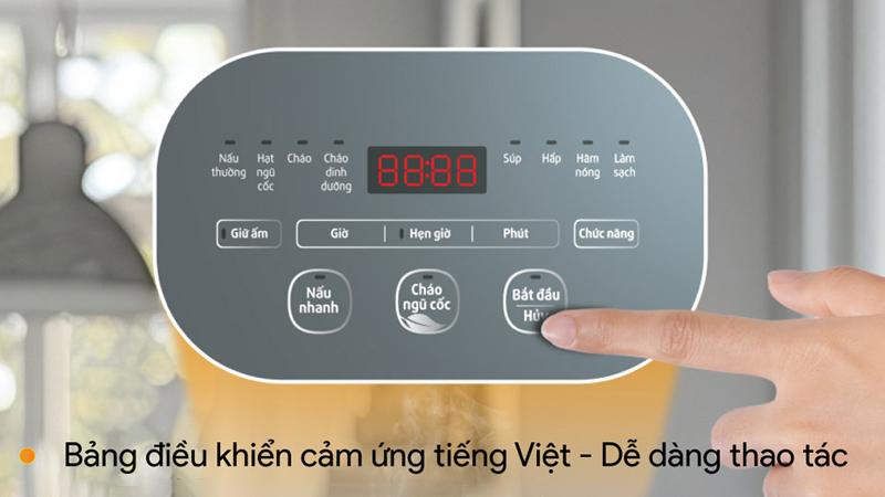 Nồi cơm điện BlueStone mang đến trải nghiệm sử dụng đơn giản