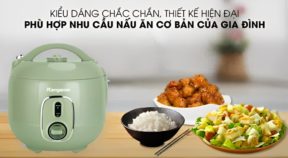 Nồi Cơm Điện Kangaroo KGRC10M1 tô điểm thêm cho không gian bếp