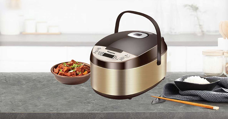 Nồi cơm điện Kangaroo mang đến nhiều mức dung tích