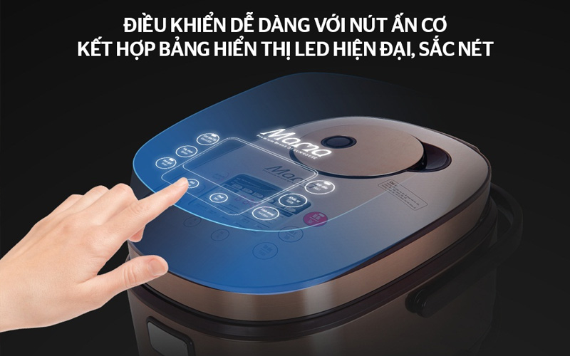 Bảng điều khiển kết hợp màn hình led hiển thị dễ thao tác 