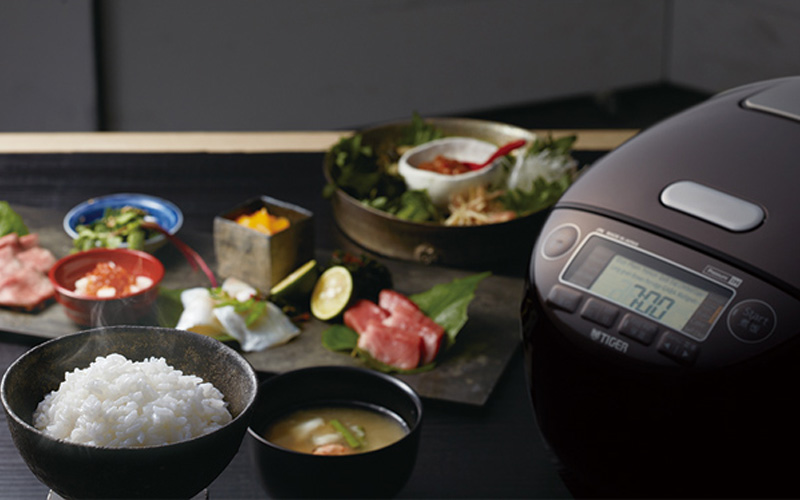 Nồi cơm điện Tiger sở hữu nhiều chế độ nấu tiện dụng