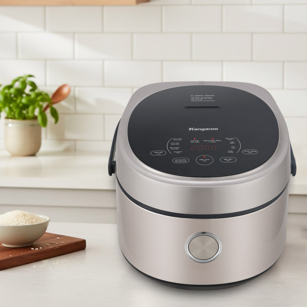 Nồi Cơm Điện Tử Kangaroo KG15DR10 đáp ứng nhu cầu nấu đa dạng 