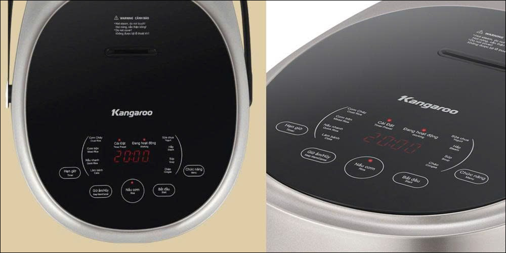 Điều khiển cảm ứng kèm màn hình LED sắc nét 