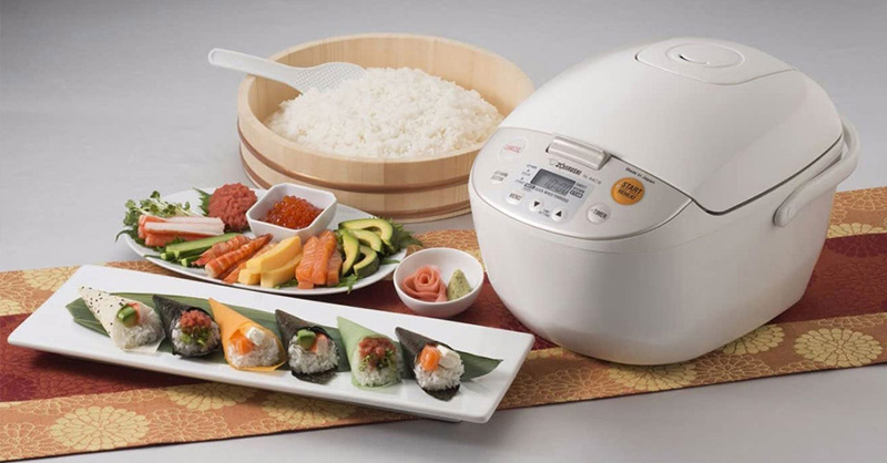Nồi cơm điện Zojirushi gây ấn tượng với phong cách thiết kế thanh lịch