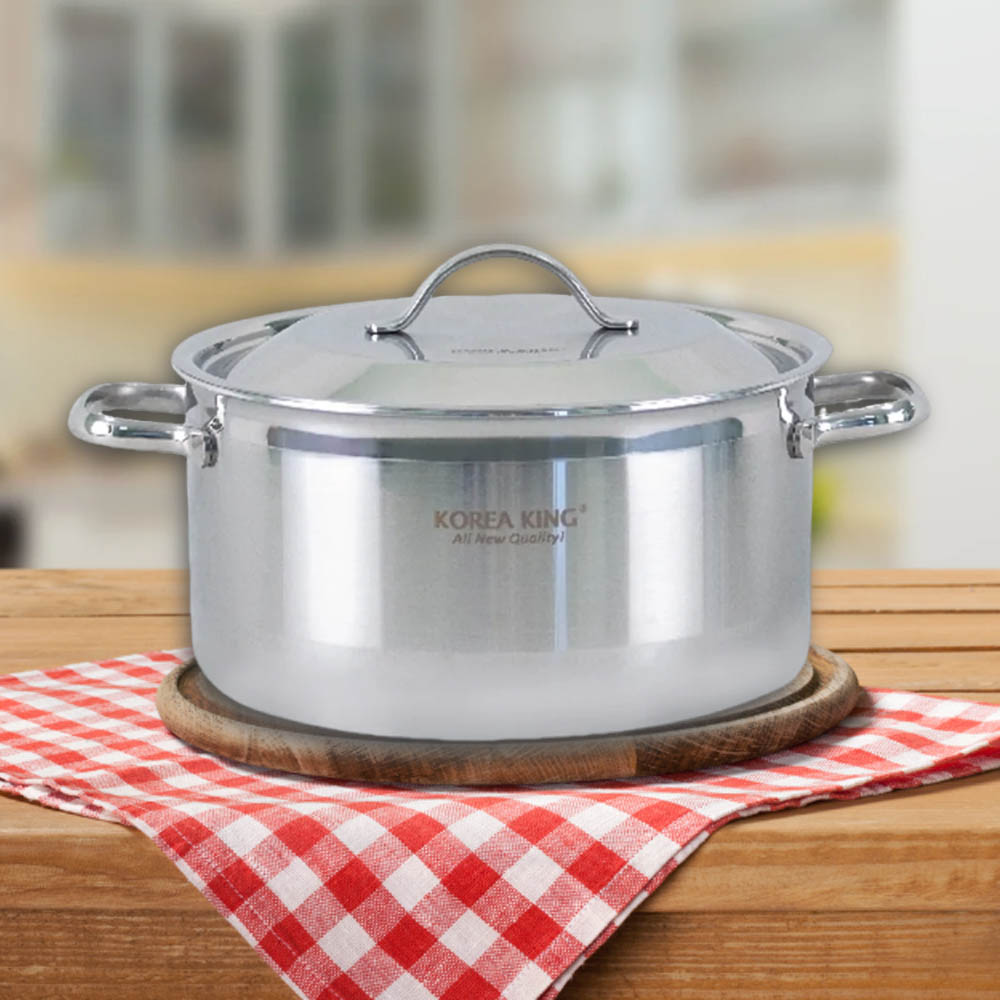 Thiết kế sang trọng của Nồi Inox Korea King KP-24S5PLY 5 Lít