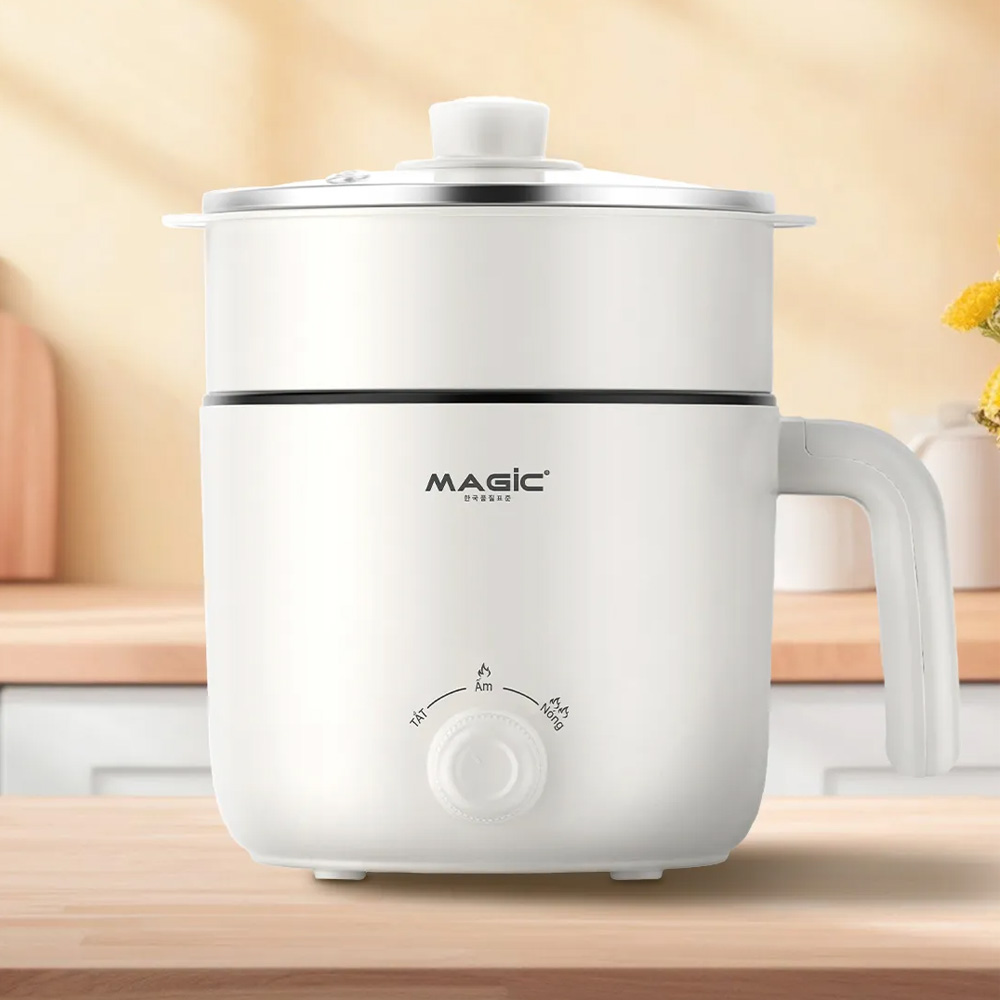 Dễ dàng điều chỉnh nhiệt độ với Nồi Lẩu Điện Đa Năng Magic A-040