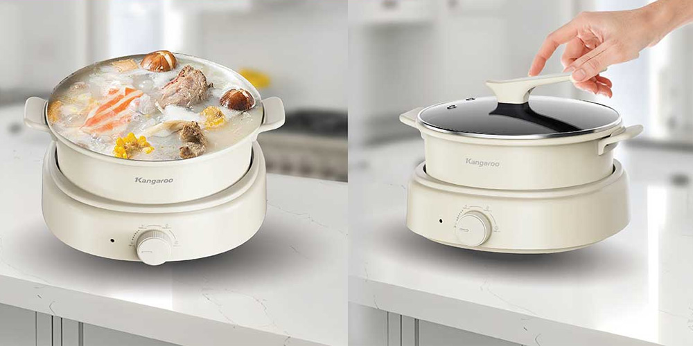 Thiết kế thông minh của Nồi Lẩu Điện Kangaroo KGEH50N2B