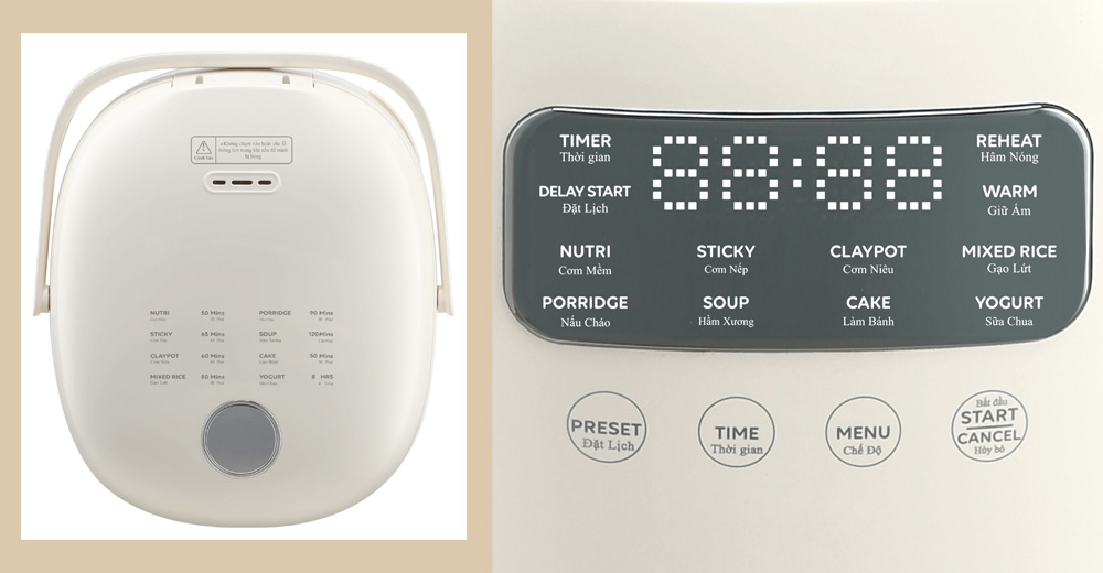 Điều khiển cảm ứng, màn hình LED hiển thị