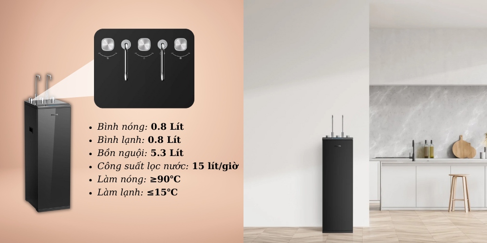 Philips ADD8912/74 tích hợp nước nóng lạnh nguội