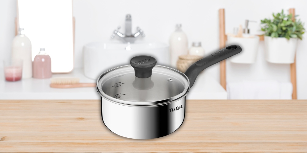 Quánh Inox Tefal Starter E3252295 16cm nhỏ gọn
