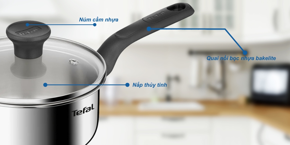 Quánh Inox Tefal Starter E3252295 bền bỉ và an toàn