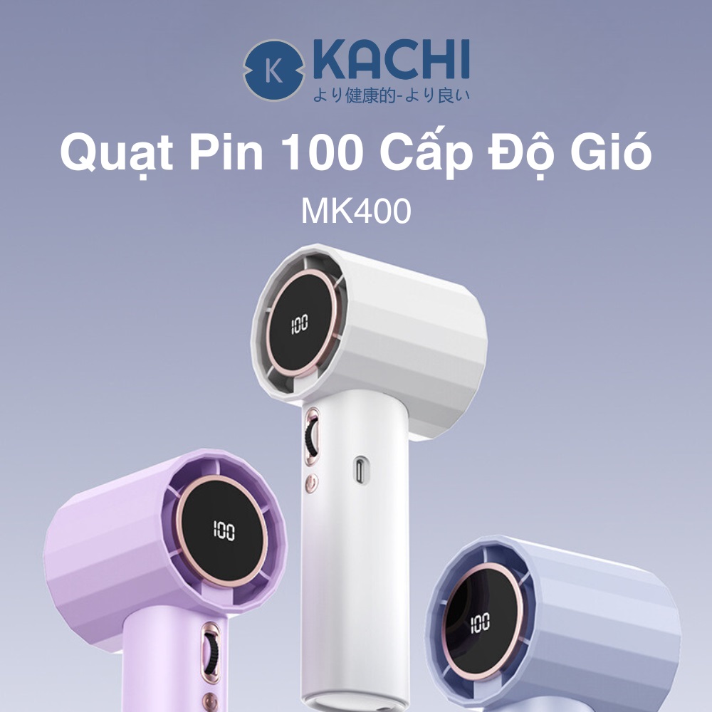 Quạt Cầm Tay Kachi MK400 thiết kế nhỏ gọn