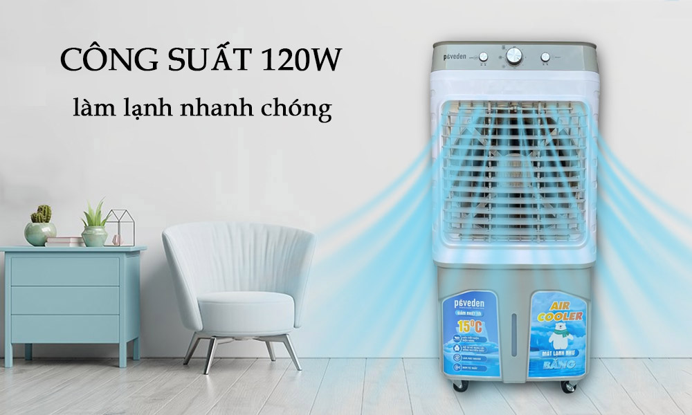 Quạt Điều Hòa PAC-188U 120W có khả năng làm mát nhanh chóng 
