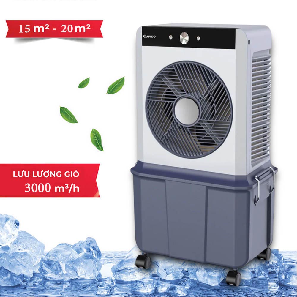 Quạt Điều Hòa Rapido WIN M có công suất mạnh mẽ 48W