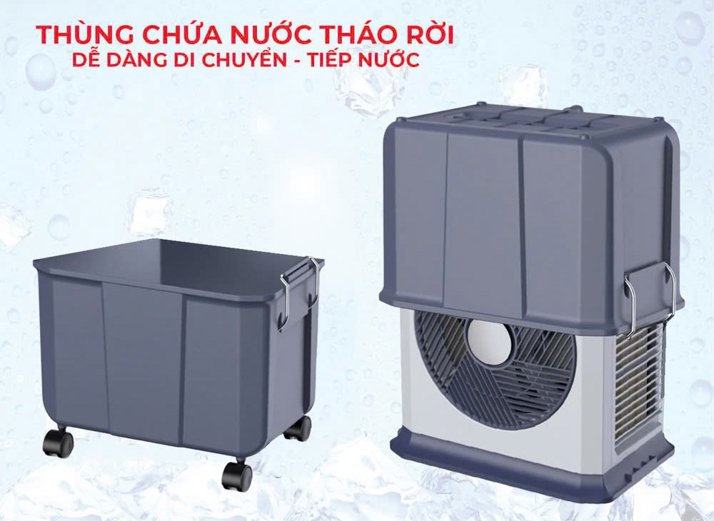 Thùng chứa nước tháo rời của Quạt Điều Hòa Rapido WIN M