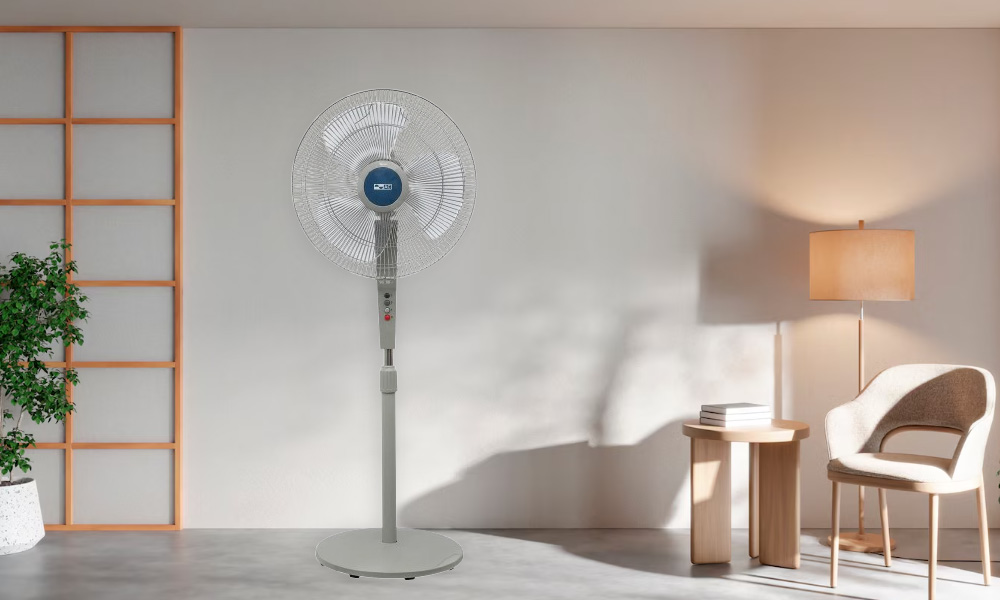 Quạt đứng AC ASF05A163 55W tạo ra lưu lượng gió mạnh mẽ
