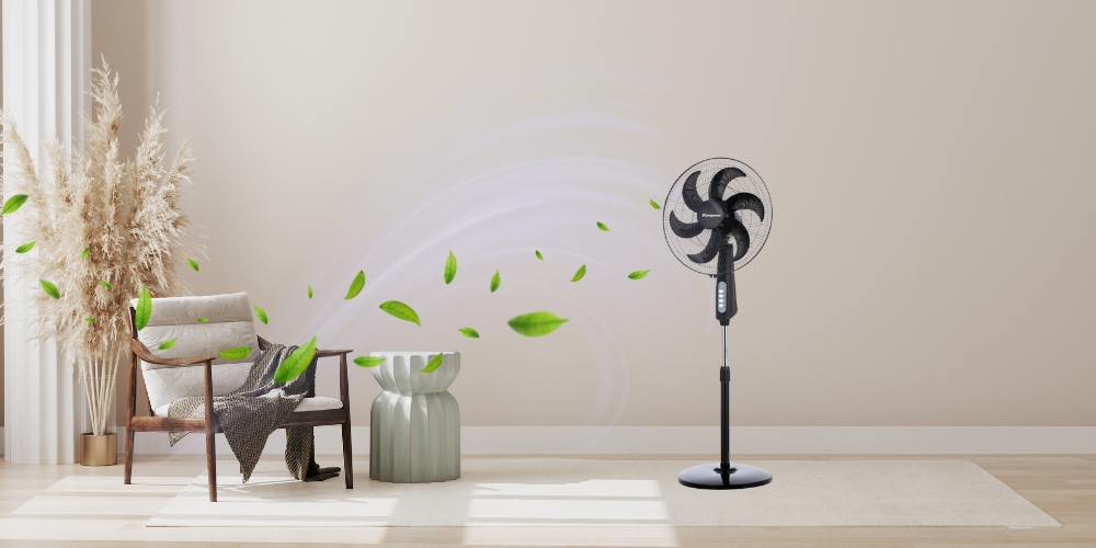 Quạt đứng Kangaroo KGEF06SM sở hữu thiết kế thanh lịch