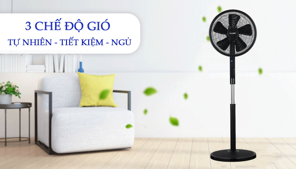 Quạt Đứng Magic A-251 mang lại trải nghiệm tiện lợi và linh hoạt