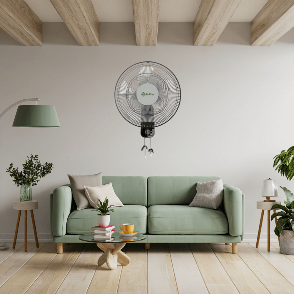 Quạt Treo Tường E-Pro VEP-WF40-B1 55W tiết kiệm diện tích sàn nhà