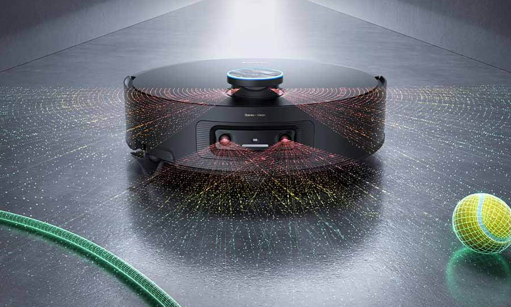 Robot Hút Bụi Dreame Aqua 10 Pro Track có công nghệ StereoEdge™