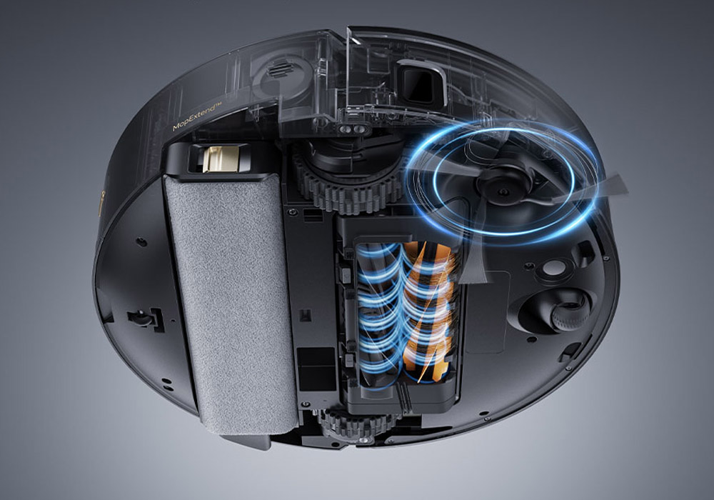 Robot Hút Bụi Aqua 10 Pro Track được trang bị hệ thống chống tóc rối