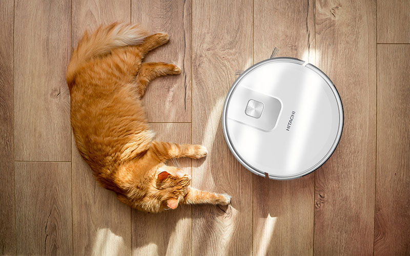 Robot hút bụi Hitachi phù hợp với nhiều không gian nội thất