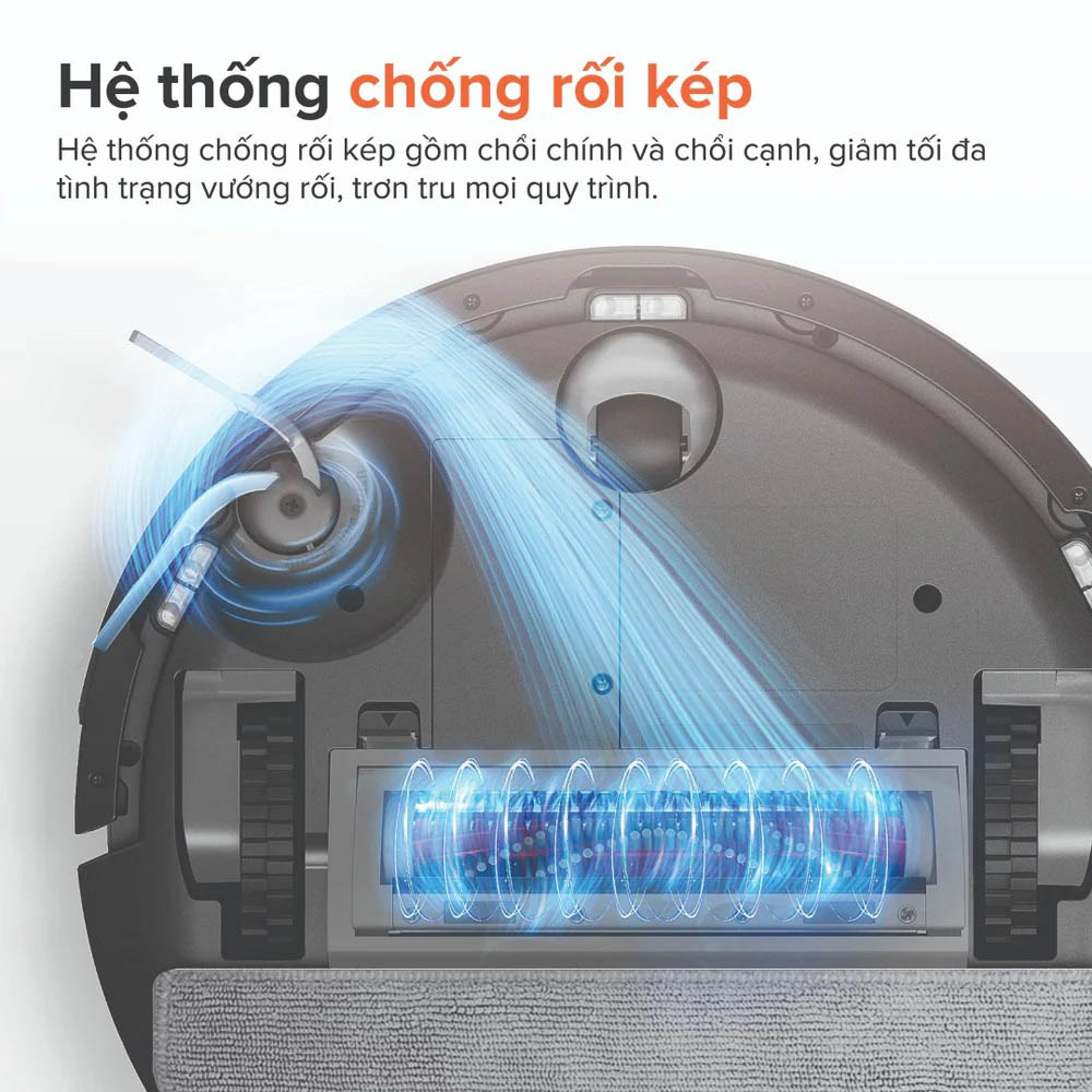 Robot Hút Bụi Lau Nhà Roborock Q10 PF Plus chống rối tóc