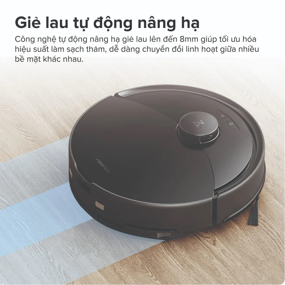 Robot Hút Bụi Lau Nhà Roborock Q10 PF Plus tự động nâng giẻ lau