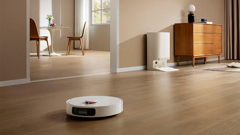 Robot Hút Bụi Lau Nhà Tự Giặt Giẻ Xiaomi X20 Plus có kiểu dáng nhỏ gọn 