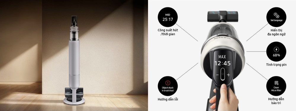 Samsung VS80F28DBP/SV giải pháp vệ sinh toàn diện