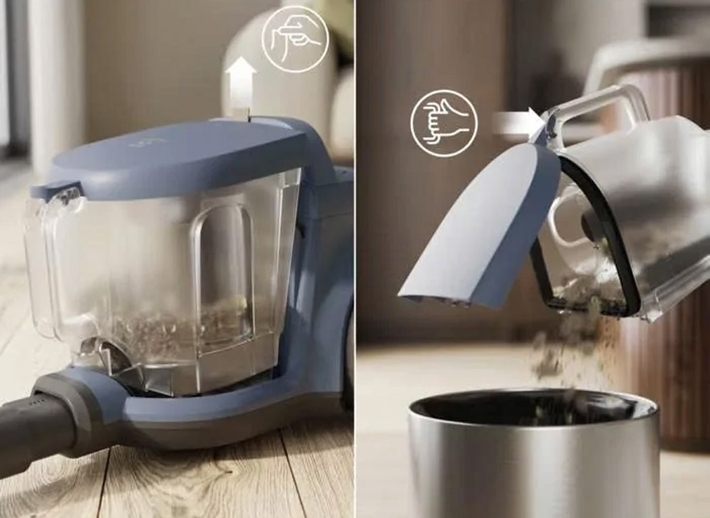 Máy Hút Bụi EFC52512 1800W trang bị hộp chứa bụi 2 lít