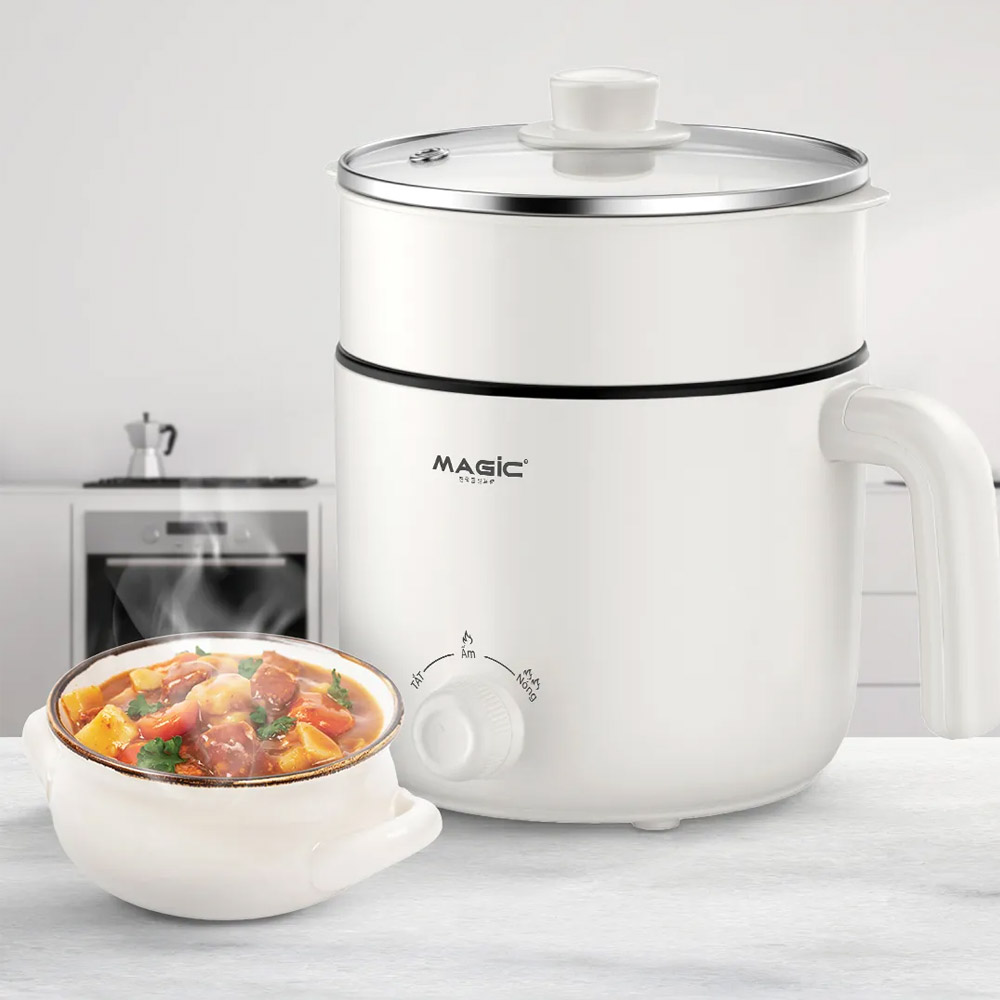 Nồi Lẩu Điện Đa Năng Magic A-040 có thiết kế thanh lịch