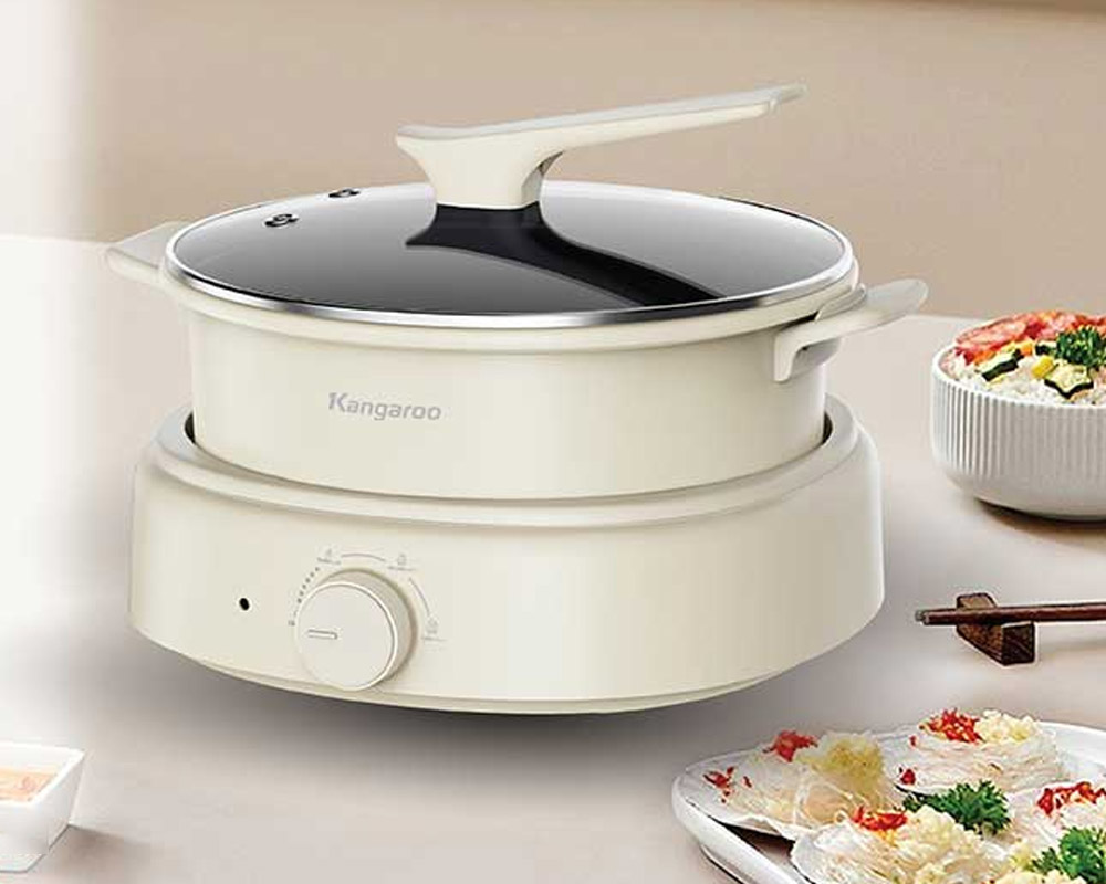 Nồi Lẩu Điện Kangaroo KGEH50N2B có thiết kế hiện đại