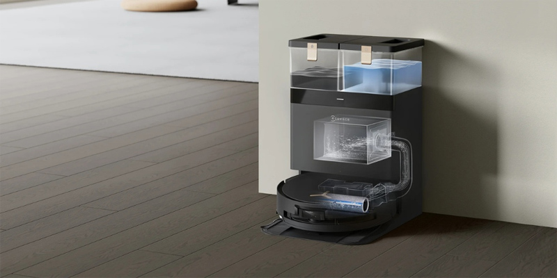 Máy hút bụi - Robot hút bụi Ecovacs Deebot có trạm sạc đa năng Omni