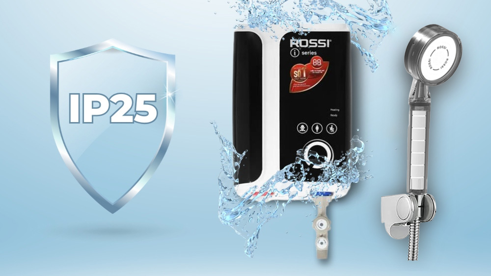 Vỏ máy chống thấm nước, bảo vệ các linh kiện bên trong an toàn