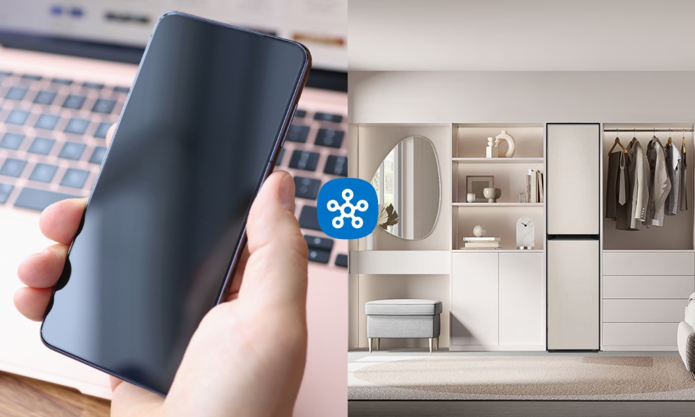 Điều khiển từ xa tủ chăm sóc quần áo Samsung qua ứng dụng SmartThings