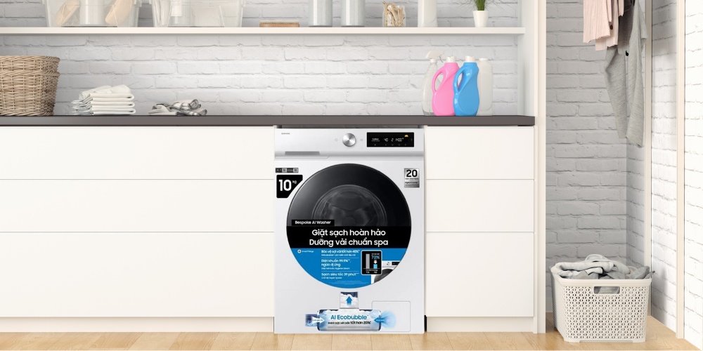 Máy Giặt Samsung WW10DB7U34GWSV thuộc dòng cửa trước