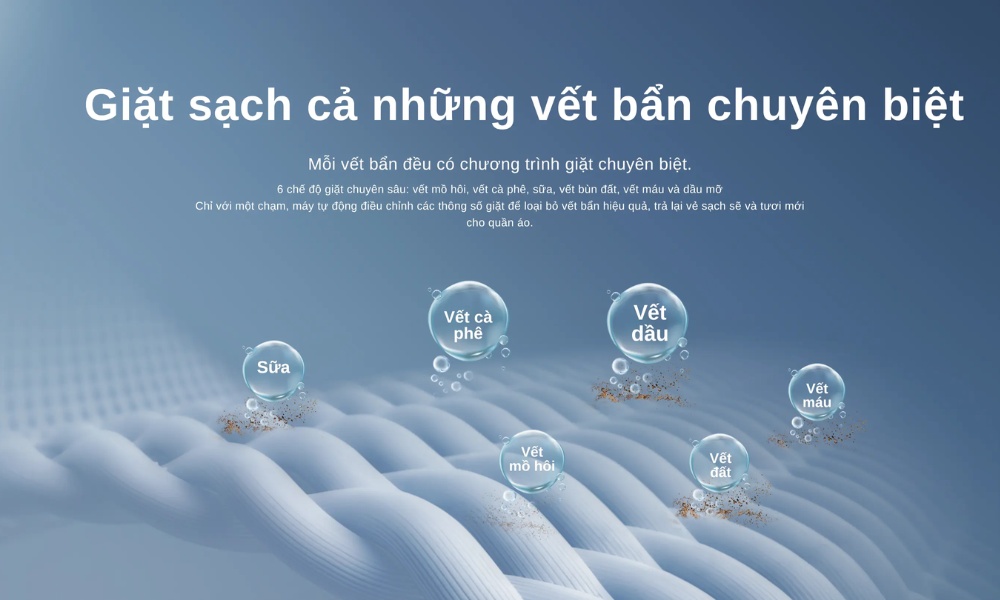 Máy giặt AW10-BD4377U1L(GN) được tích hợp chương trình giặt đa dạng