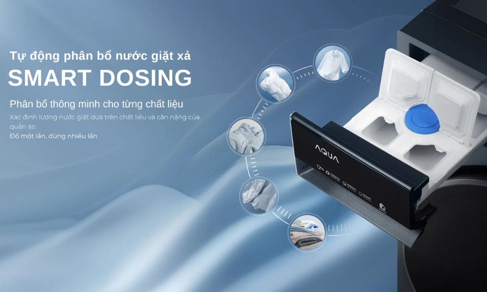 AW10-BD4377U1L(GN) tự động phân bổ nước giặt xả thông minh