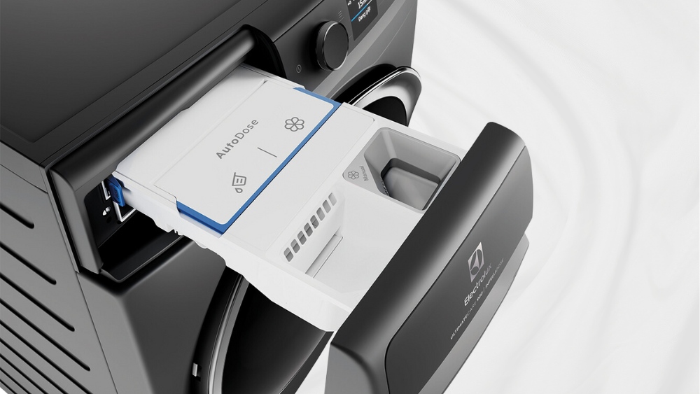 Công nghệ Intellidose tự động phân bổ nước giặt, xả