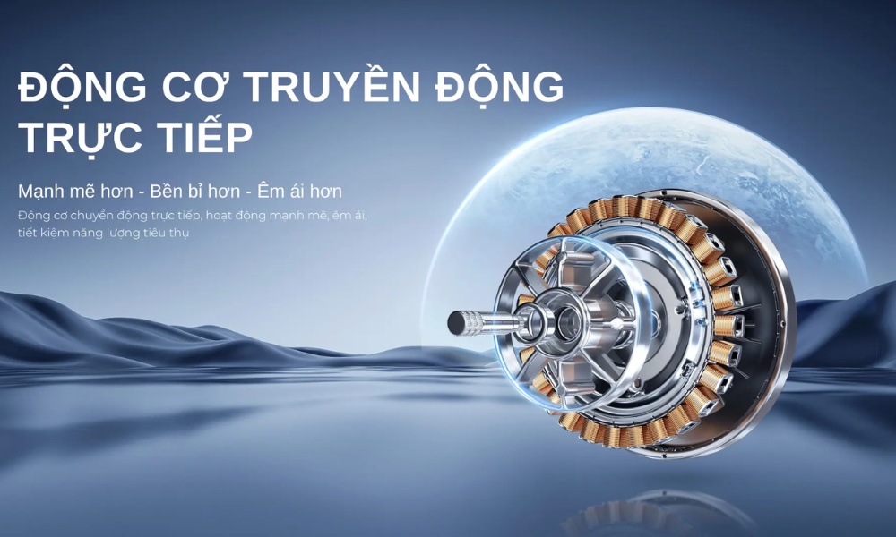 Động cơ truyền động trực tiếp trên Aqua AW12-B4377U1L(GN)